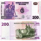 Конго 200 франков 2022 год UNC