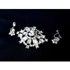 Набор, брошь и серьги клипсы винтаж