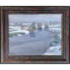 Бялыницкий-Бируля В.К "Ранняя весна", 1910-е гг. Экспертное заключение. Холст на картоне, масло. Размер 40х31.5 см.