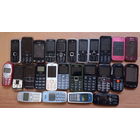 Мобильные телефоны кнопочные и др. всего 70 штук