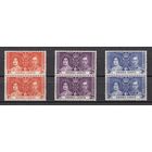 135.BrKS. Великобритания. Колонии.  Сьерра Леоне. Коронация Георга VI и Елизаветы. 1937 г. Полная серия. Пары. Mi.##148-150. MNH.