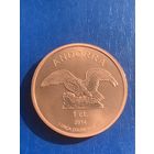 Андорра 1 сантим 2014 г унция меди