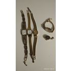 Часы с позолотой и без