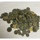Лот монет разные 260+шт