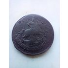 2 копейки 1788 года мм  классный  перечекан с 4-х копеек