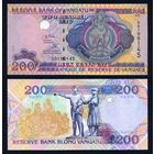 Вануату 200 вату 2006 г. (P-8c, UNC) [De la Rue, Odo Tevi - Sela Molisa, Серия DD]