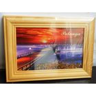 Картина из янтаря, новая в целлофане.