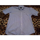 Рубашка -"Элиз" - #41 - С Коротким Рукавом -  Рост 182/188 - Хлопок 100%.