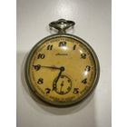 Карманные часы Молния корабль ( скелетон )