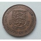 Джерси 1/12 шиллинга, 1960 300 лет вступления на престол короля Карла II  1-12-29