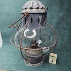 Старт с 1 Рубля !!! Корабельный Фонарь лампа керосиновый судовой 1959г Стекло целое СССР отк Ленинград !!!