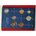 Нидерланды, годовой набор монет (Голландия) 1992 год, 5+5+10+25 центов 1+2,5 гульдена + жетон, Proof.