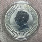Монета 1 доллар 2025 год. Австралия. Австралийский кенгуру. Король Карл III