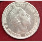 Пруссия 2 марки 1908. Нечастая