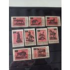 Этикетки спичечные. 1977.Народное творчество СССР.Каслинское литье