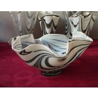 Ваза фруктовница Нить Федаркова, высота  13 см. БССР