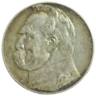 5 злотых 1936 Пилсудский родная патина