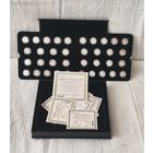 Коллекционные серебряные медали Правители России 36 шт Серебро 925 проба монетный двор сертификат Лот 51