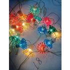 Елочная гирлянда СССР, электрогирлянда Снежинка, 18 лампочек. ( лот 3)