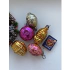 Лот елочных игрушек.