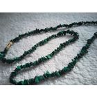 Бусы 91 Малахит Винтаж
