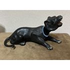 Пантера в машину. Голова шатается. Период СССР. Пластик. 30 см.