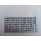 Автомобильные номера РБ военные. Фототравление 1/43 (Микродизайн)