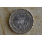 Колумбия 1000 песо 2014