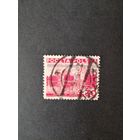 Польша 1936 Марка из серии "Надпечатка на марках приуроченная к соревнованию аэростатов на дальность полета на кубок Гордона Беннетта" (без клея и без наклейки) Mi.314 каталог 9.00 евро