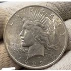 Доллар 1923 мирный США в штемпельном блеске