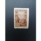 Польша 1946 Марка "25 годовщина трем Силезским восстаниям периода 1919-1921 годов" (чистая** сзади карандашная пометка) Mi.437 каталог 1.50 евро