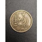 20 санти 1925. Хорошее состояние. С 1 рубля.