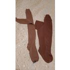 Чулки телесные, хлопок, чулки теплые новые