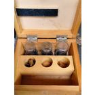 Ящик деревянный для объективов аксессуаров микроскопа