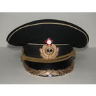 Уражка офицерская Черная. Краб. Металлизированный тренчик. ВВС ВМФ. Авиация военно-морского флота. Ретро СССР.