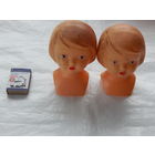 Кукла СССР Бюст Целлулоид. 2шт.