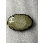 Брошь Под Натуральный камень Кельтский стиль Миракл  Англия 60-е цена снижена!