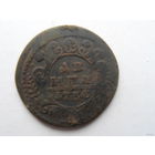 Деньга 1734 перечекан