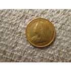 1/2  соверена ,  Великобритания  ,   Виктория  , 1899 г.