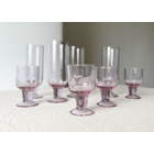 Набор Бокалы рюмки цветное стекло винтаж