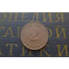 2 пфеннига 1970 (F) Германия ФРГ #03