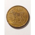 Норвегия 5 оре 1967