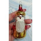 Елочные игрушки, стекло, дед мороз