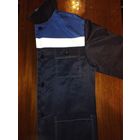 Рабочая Куртка Спецодежда Униформа Синяя 178 - 188 (Строитель, Плотник, Столяр, Слесарь, Механик, Бригадир, Прораб, Школьник Ученик Трудовое Обучение)