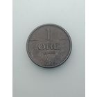 Норвегия 1 эре 1950 года .