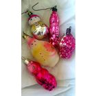 Ёлочные игрушки. Синьор Лимон, космонавт, матрёшка, корзина, лиса.