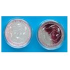 10 рублей 2017 серебро + 1 рубль 2017 медно-никель "ЧМ по лыжным видам спорта 2017 Лахти"