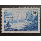Сент-Пьер и Микелон фр. колония 1955 лодка, катер