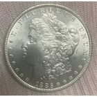 Монета 1 доллар 1886 год. США. Доллар Моргана