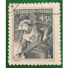 Чехословакия 1954. Рабочий литейного цеха